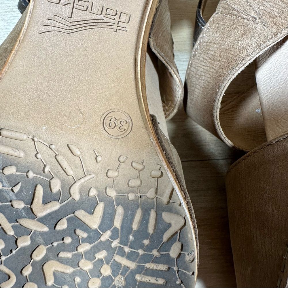 Dansko Tamia Tan Wedge Sandals Women’s Size 8.5 - Picture 8 of 9